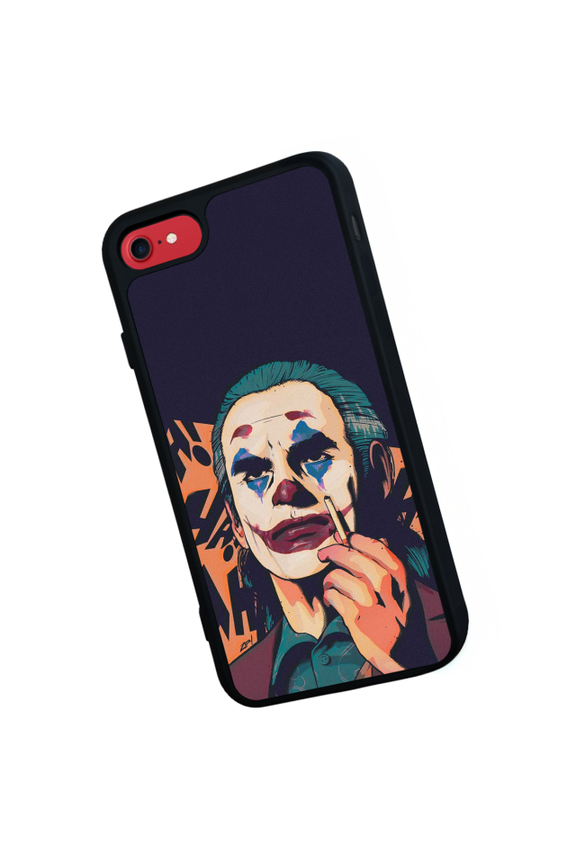 iPhone SE Uyumlu Joker Tasarımlı Glossy Premium Kılıf