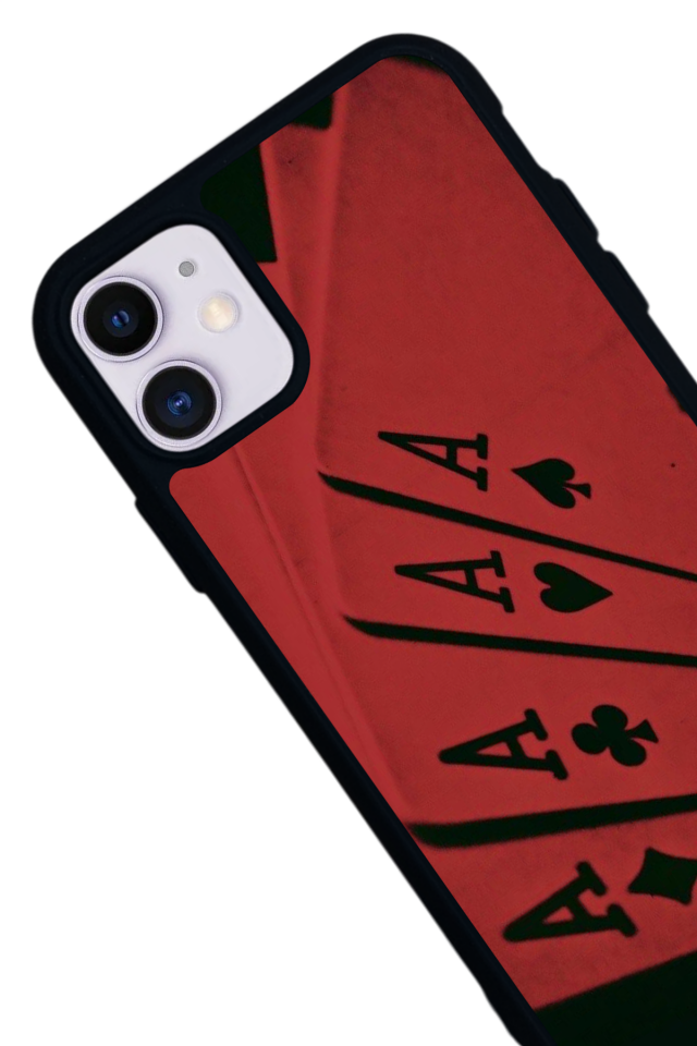 iPhone 11 Uyumlu Kart Tasarımlı Glossy Premium Kılıf