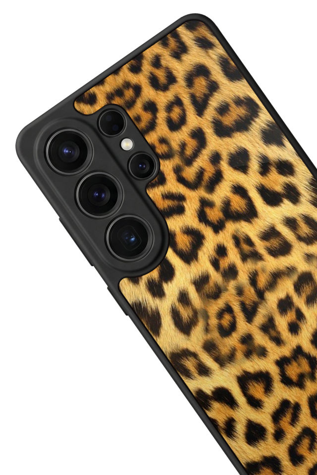 Samsung Galaxy S26 Ultra Uyumlu Leopar Tasarımlı Glossy Premium Kılıf