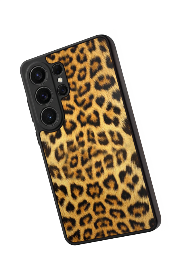 Samsung Galaxy S26 Ultra Uyumlu Leopar Tasarımlı Glossy Premium Kılıf
