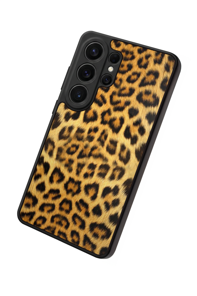Samsung Galaxy S26 Ultra Uyumlu Leopar Tasarımlı Glossy Premium Kılıf