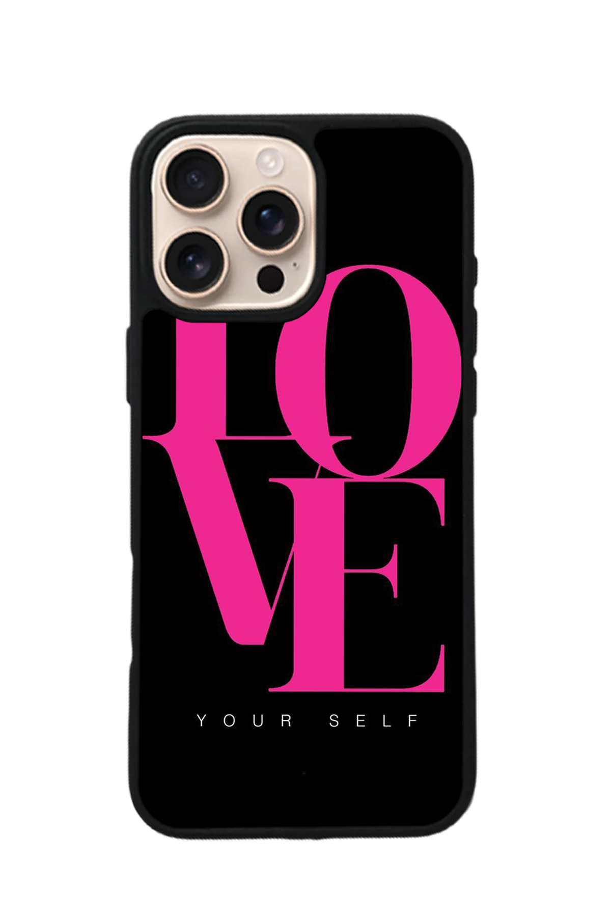 iPhone 16 Pro Uyumlu Love Tasarımlı Glossy Premium Kılıf