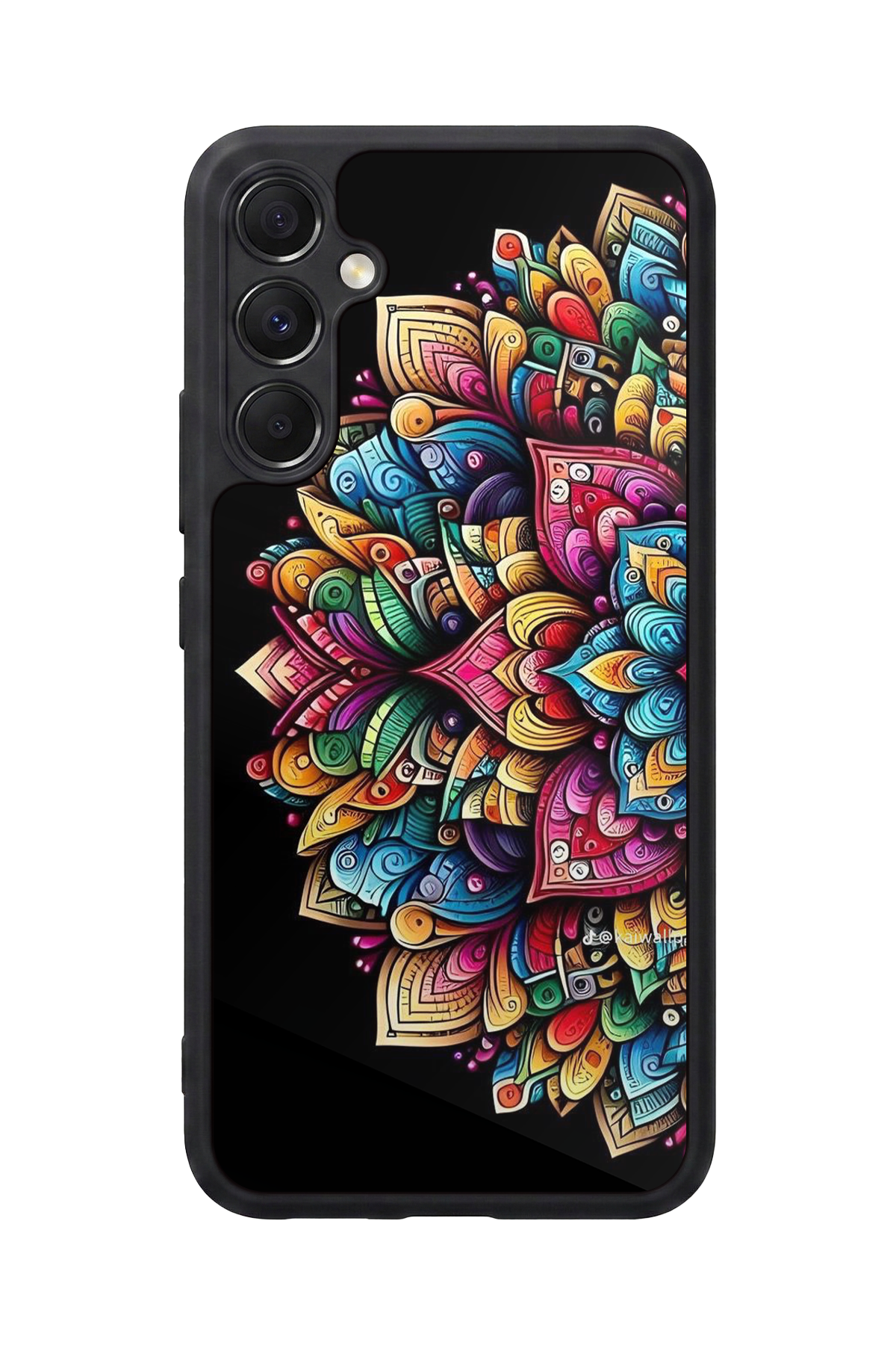 Samsung Galaxy A34 Uyumlu Mandala Tasarımlı Glossy Premium Kılıf