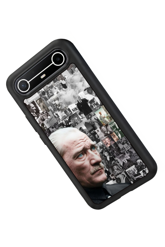 Tecno Spark Slim 5G Uyumlu Mustafa Kemal Ataturk Tasarımlı Glossy Premium Kılıf
