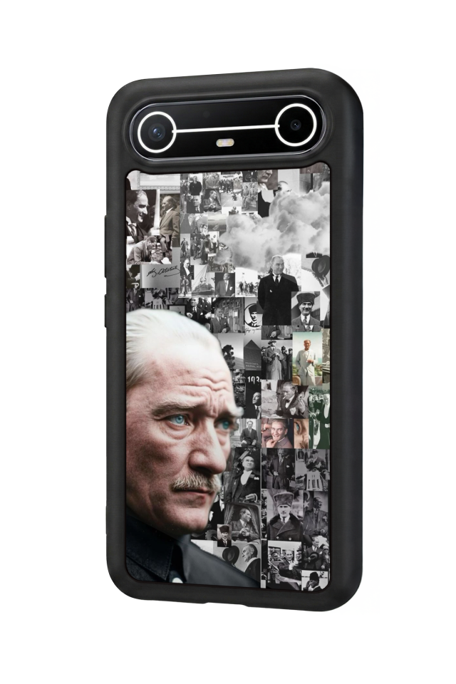 Tecno Spark Slim 5G Uyumlu Mustafa Kemal Ataturk Tasarımlı Glossy Premium Kılıf