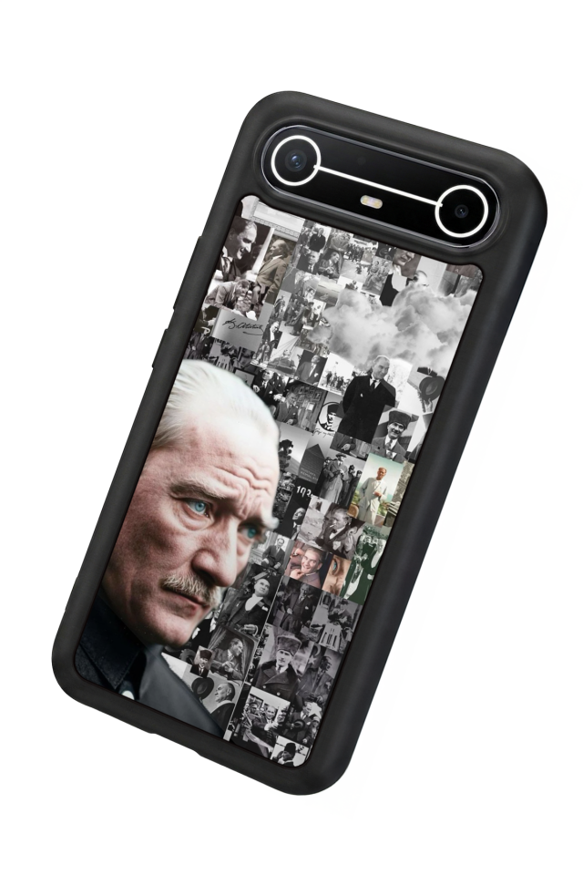 Tecno Spark Slim 5G Uyumlu Mustafa Kemal Ataturk Tasarımlı Glossy Premium Kılıf