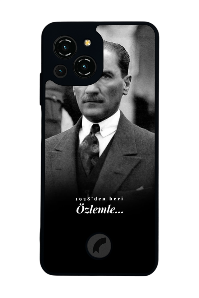 Reeder S23 Pro Max Uyumlu Mustafa Kemal Ataturk Tasarımlı Glossy Premium Kılıf
