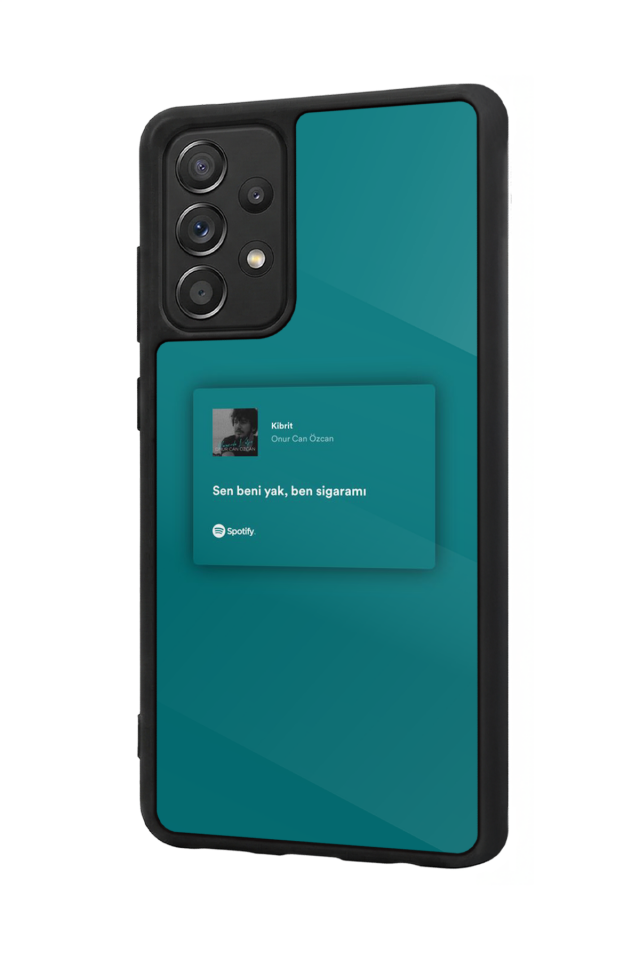 Samsung Galaxy A72 Uyumlu Sarki Sozleri Tasarımlı Glossy Premium Kılıf