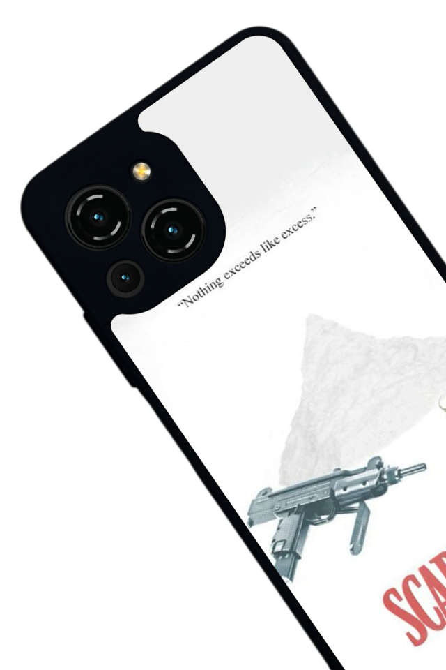 Reeder S23 Pro Max Uyumlu Scarface Tasarımlı Glossy Premium Kılıf