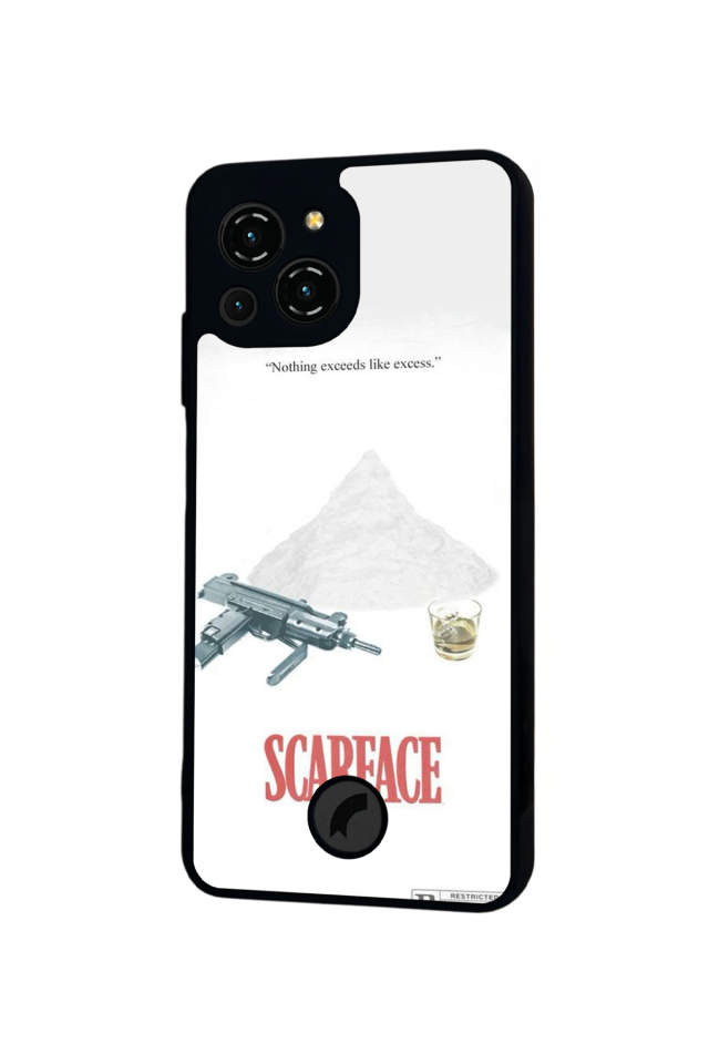 Reeder S23 Pro Max Uyumlu Scarface Tasarımlı Glossy Premium Kılıf