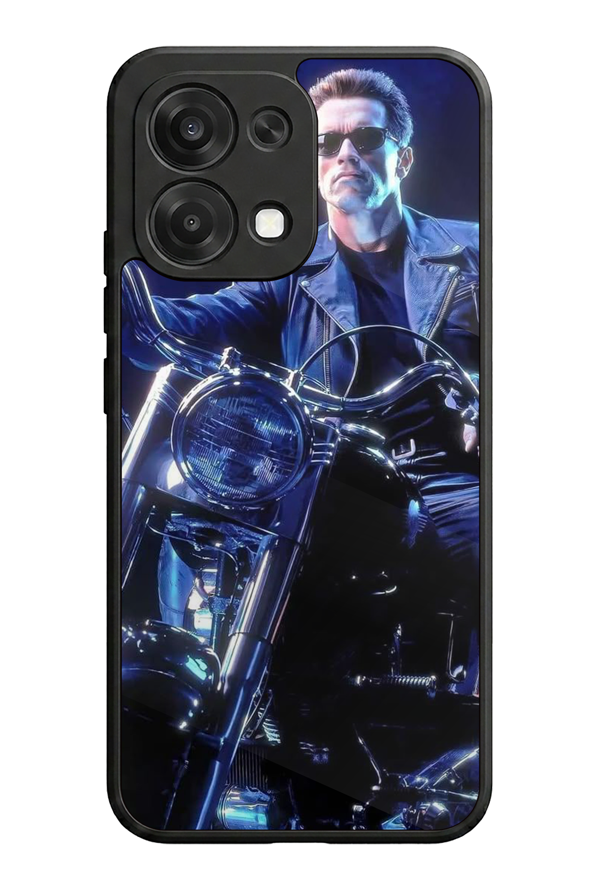 Oppo A6 Pro Uyumlu Terminator Tasarımlı Glossy Premium Kılıf