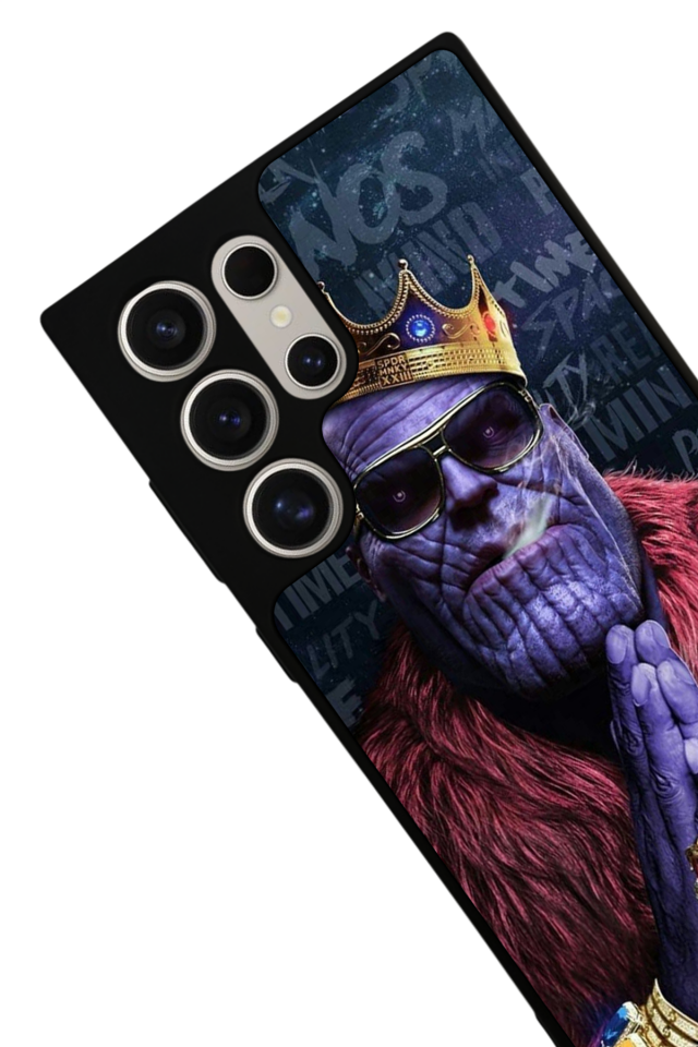 Samsung Galaxy S22 Ultra Uyumlu Thanos Tasarımlı Glossy Premium Kılıf