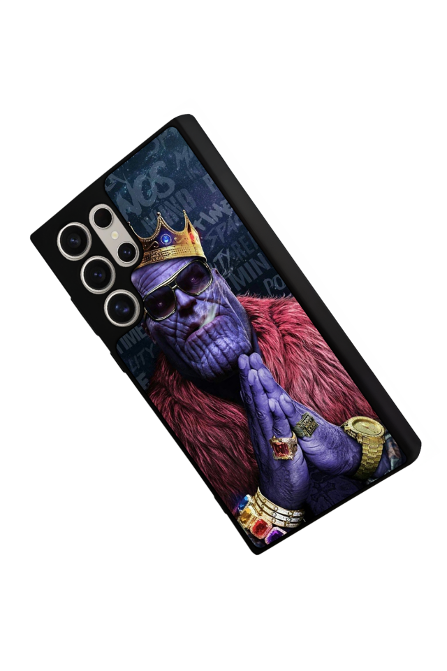 Samsung Galaxy S22 Ultra Uyumlu Thanos Tasarımlı Glossy Premium Kılıf