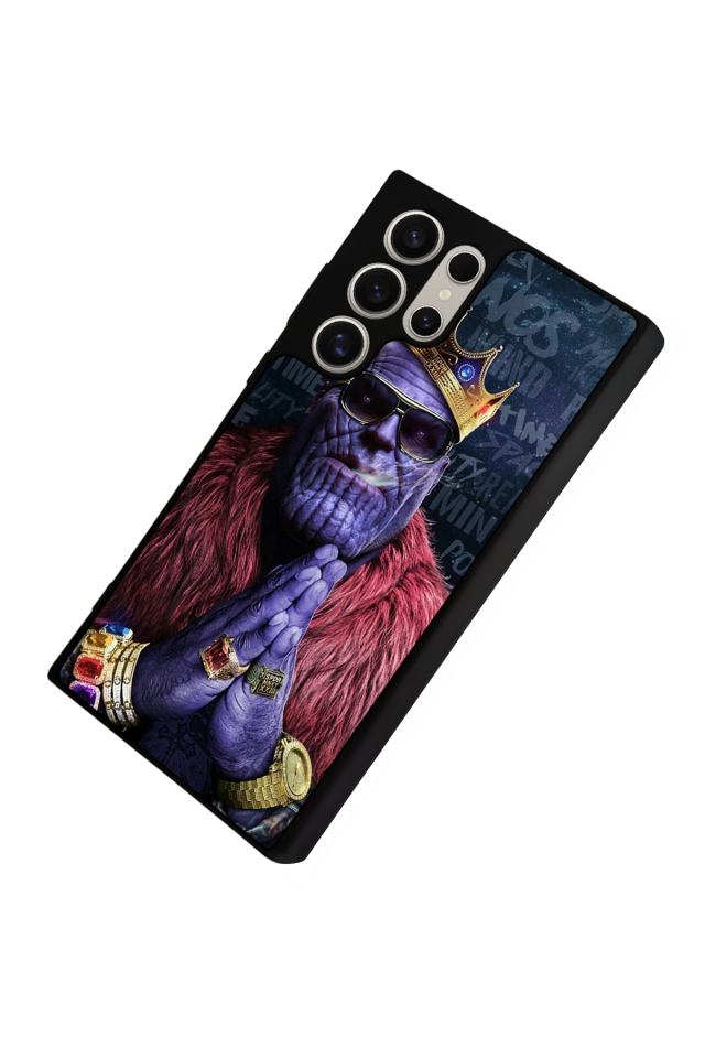 Samsung Galaxy S22 Ultra Uyumlu Thanos Tasarımlı Glossy Premium Kılıf
