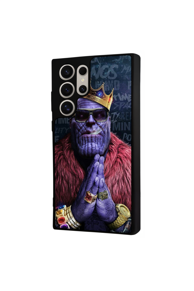 Samsung Galaxy S22 Ultra Uyumlu Thanos Tasarımlı Glossy Premium Kılıf