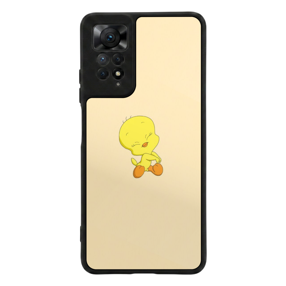 Xiaomi Redmi Note 12 Pro Uyumlu Tweety Tasarımlı Glossy Premium Kılıf