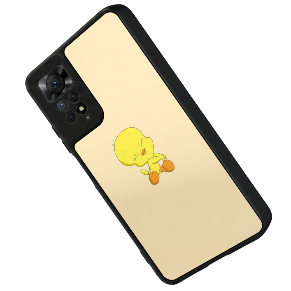 Xiaomi Redmi Note 12 Pro Uyumlu Tweety Tasarımlı Glossy Premium Kılıf