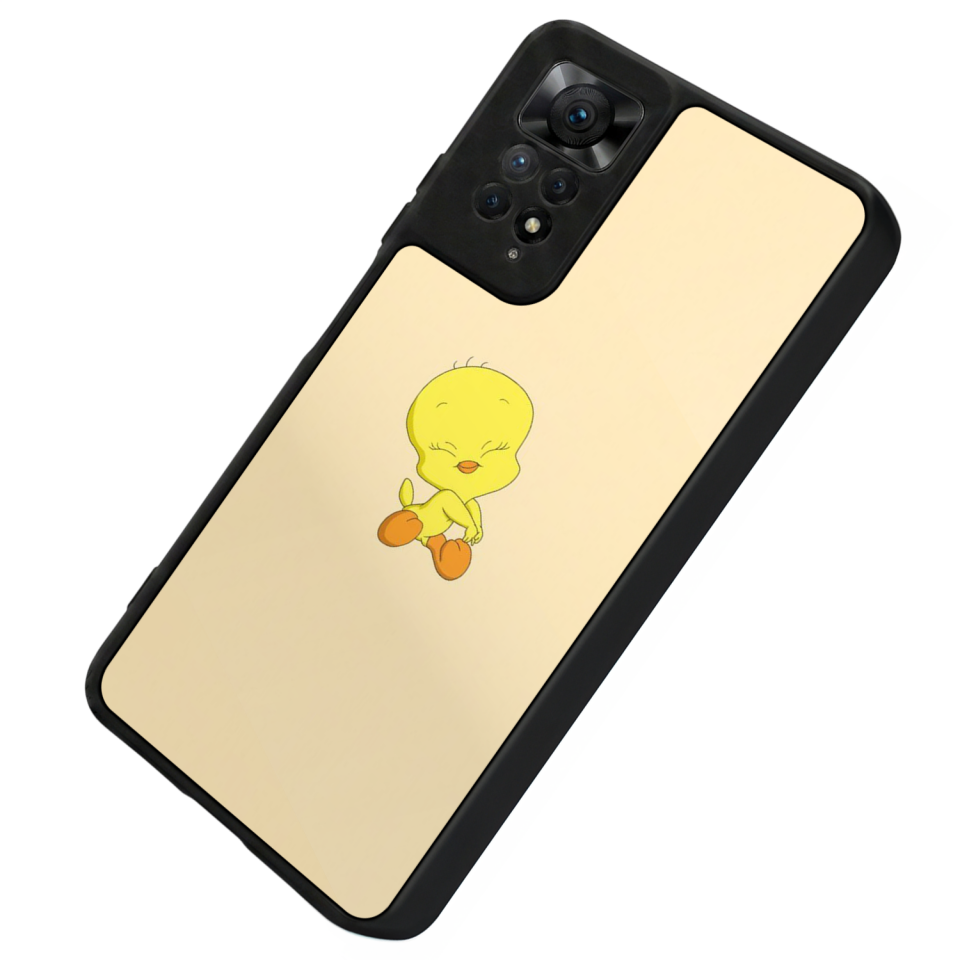 Xiaomi Redmi Note 12 Pro Uyumlu Tweety Tasarımlı Glossy Premium Kılıf