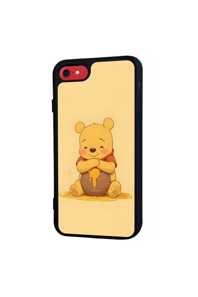 iPhone 8 Uyumlu Winnie Tasarımlı Glossy Premium Kılıf
