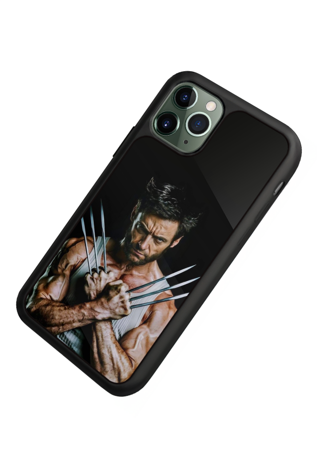 iPhone 11 Pro Uyumlu Wolverine Tasarımlı Glossy Premium Kılıf