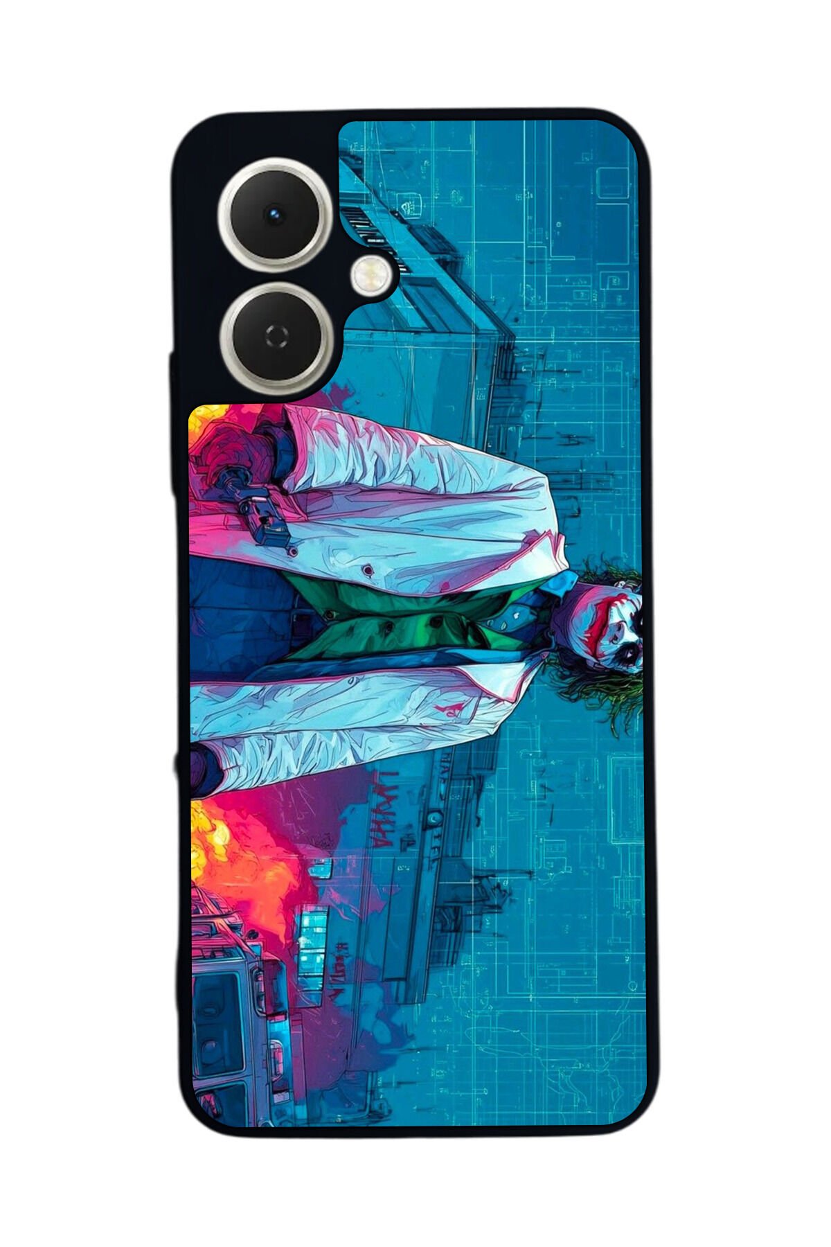 Tecno Spark GO 2 Uyumlu Joker Tasarımlı Glossy Premium Kılıf
