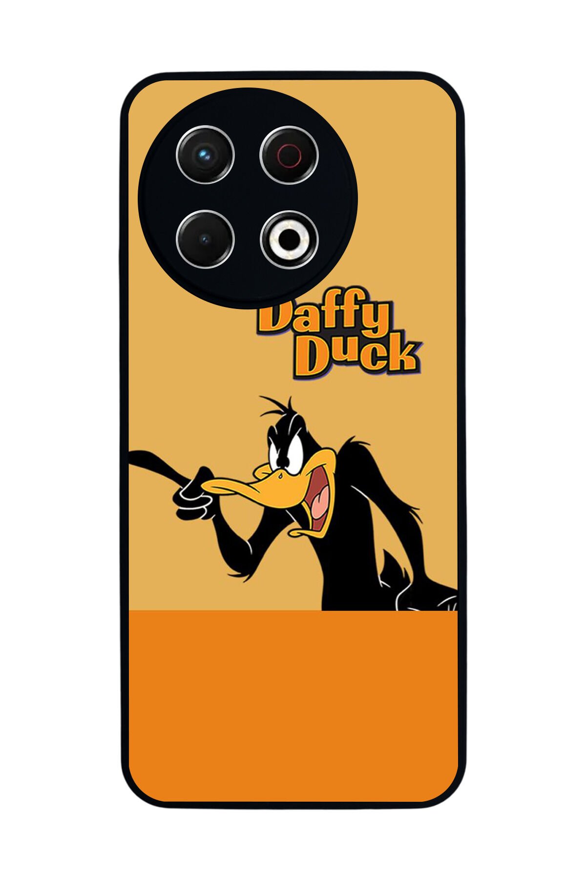 Tecno Spark 30 Pro Uyumlu Daffy duck Tasarımlı Glossy Premium Kılıf
