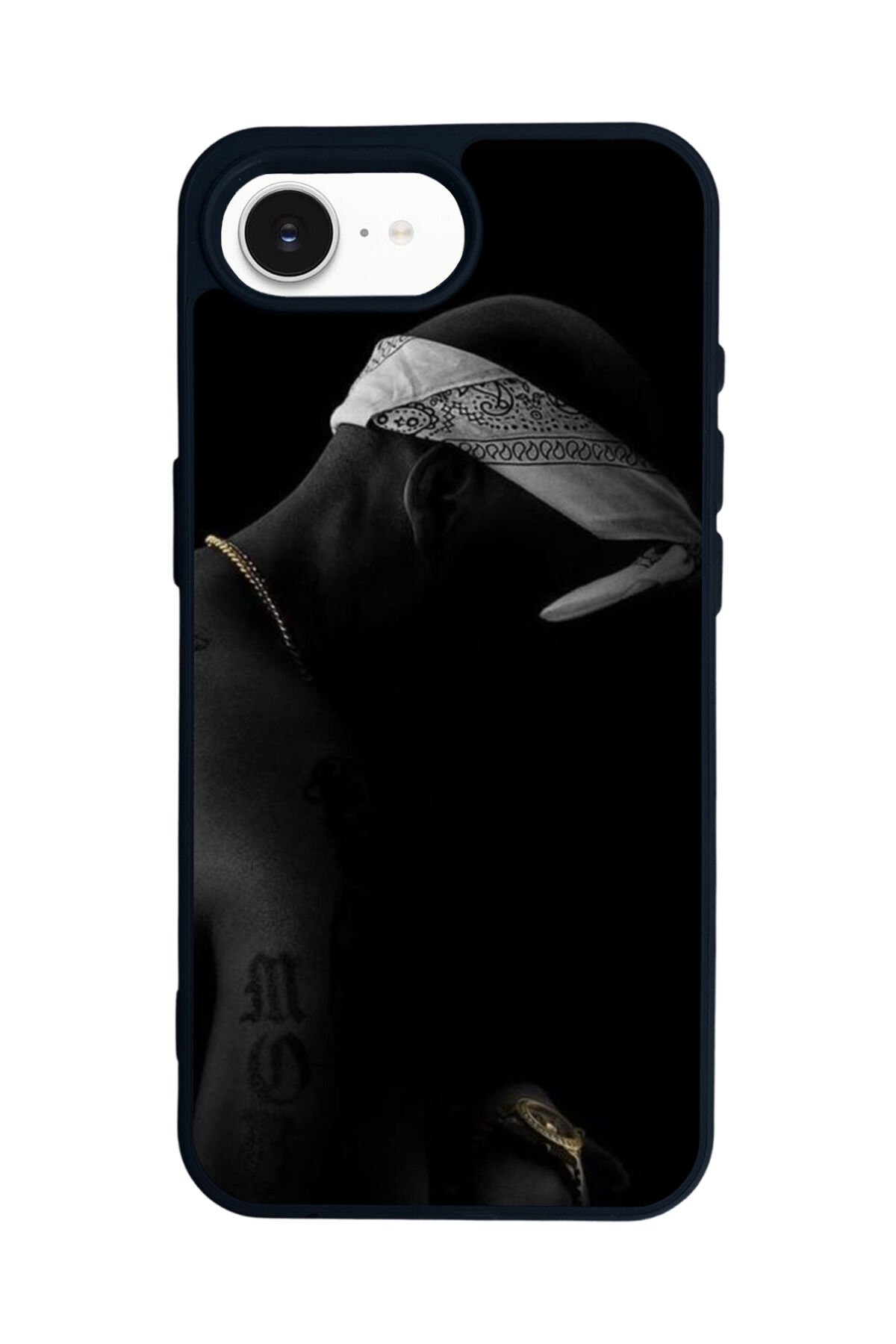iPhone 16E Uyumlu Tupac Tasarımlı Glossy Premium Kılıf