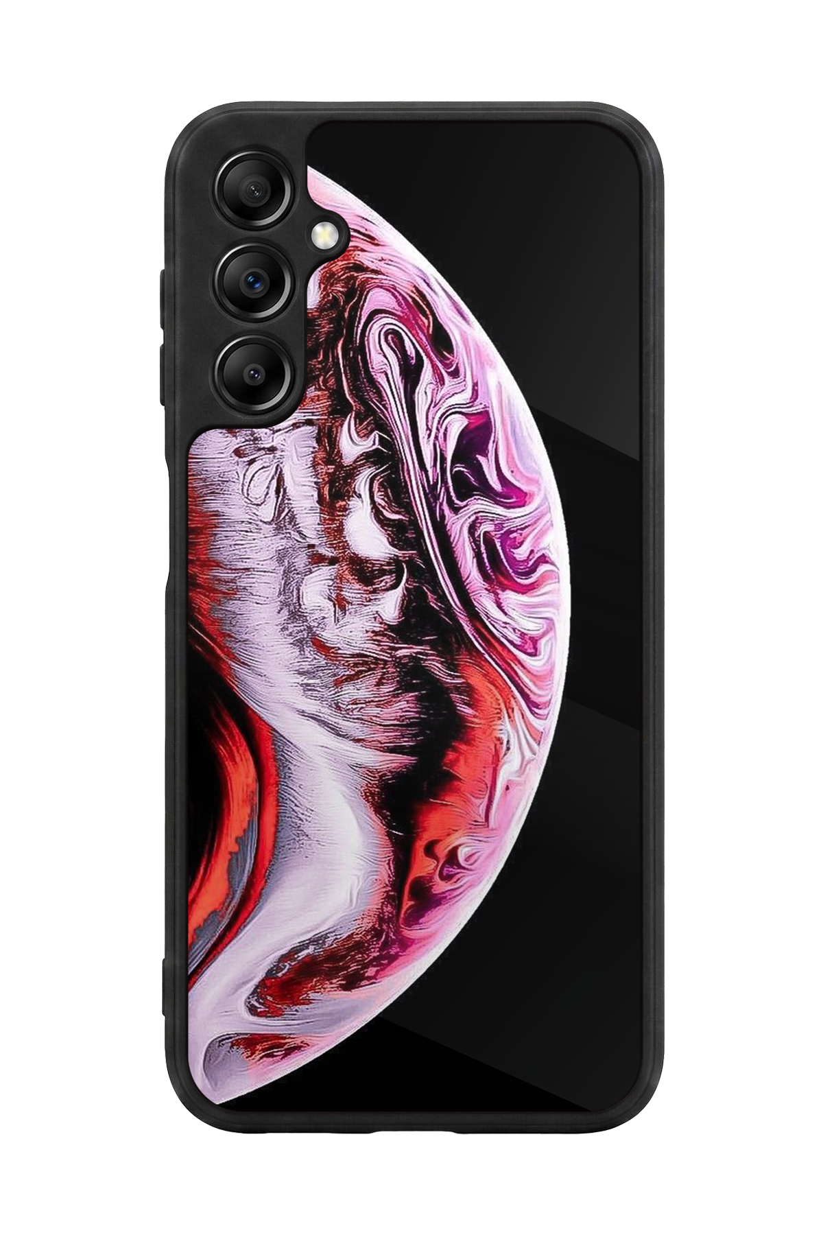 Samsung Galaxy A14 Uyumlu Ay Tasarımlı Glossy Premium Kılıf