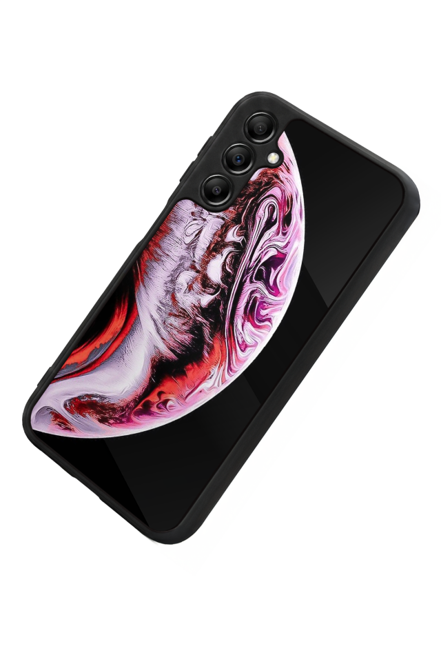Samsung Galaxy A14 Uyumlu Ay Tasarımlı Glossy Premium Kılıf