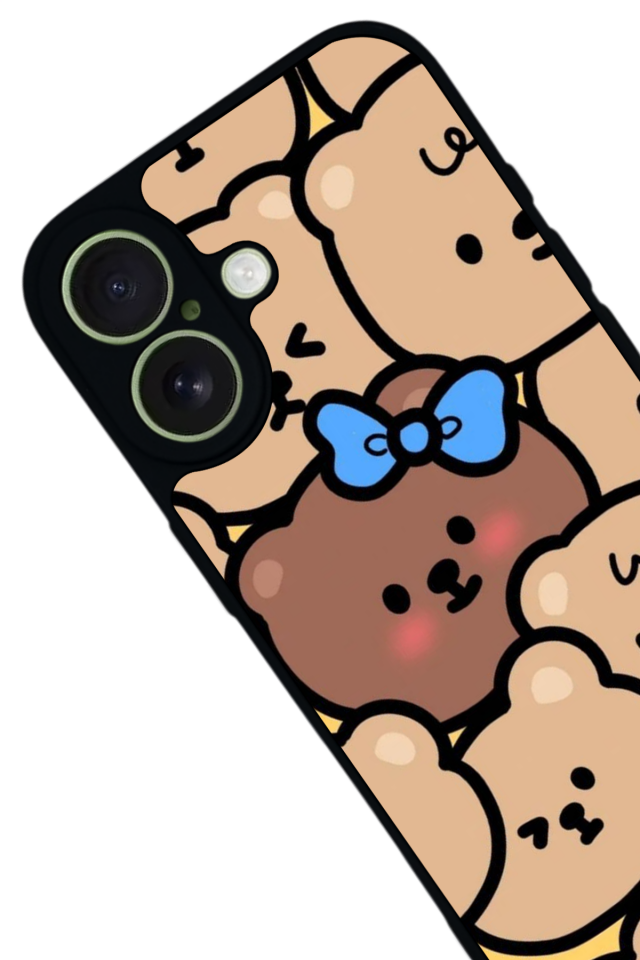 iPhone 17 Uyumlu Ayı Tasarımlı Glossy Premium Kılıf