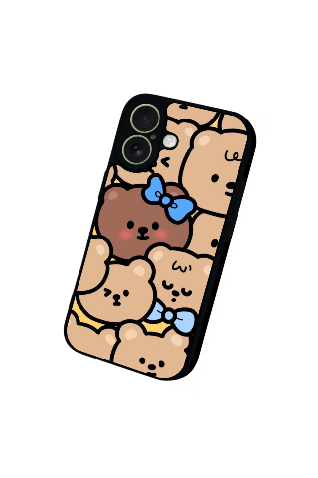 iPhone 17 Uyumlu Ayı Tasarımlı Glossy Premium Kılıf