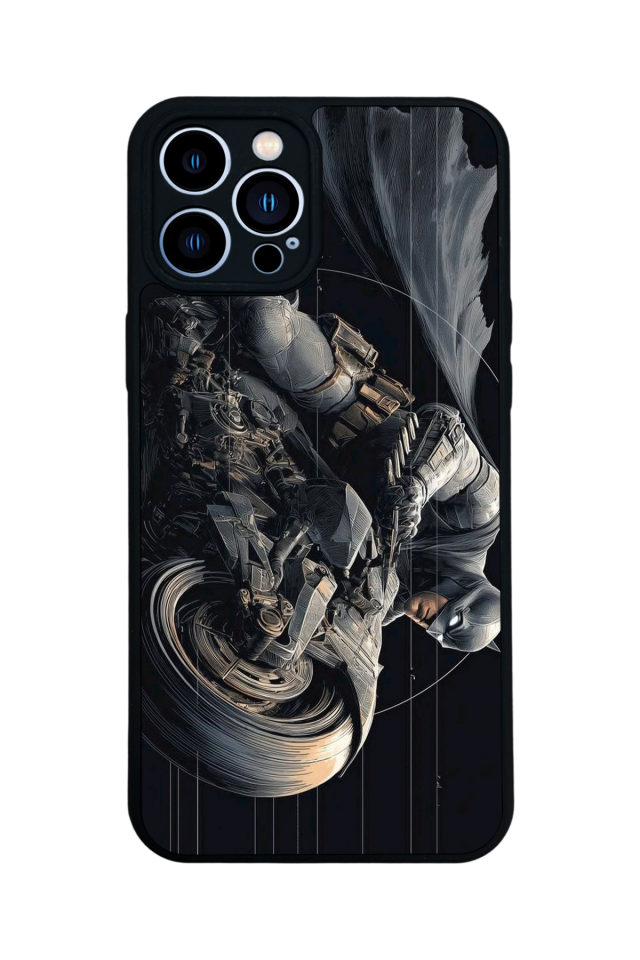 iPhone 13 Pro Max Uyumlu Batman Tasarımlı Glossy Premium Kılıf
