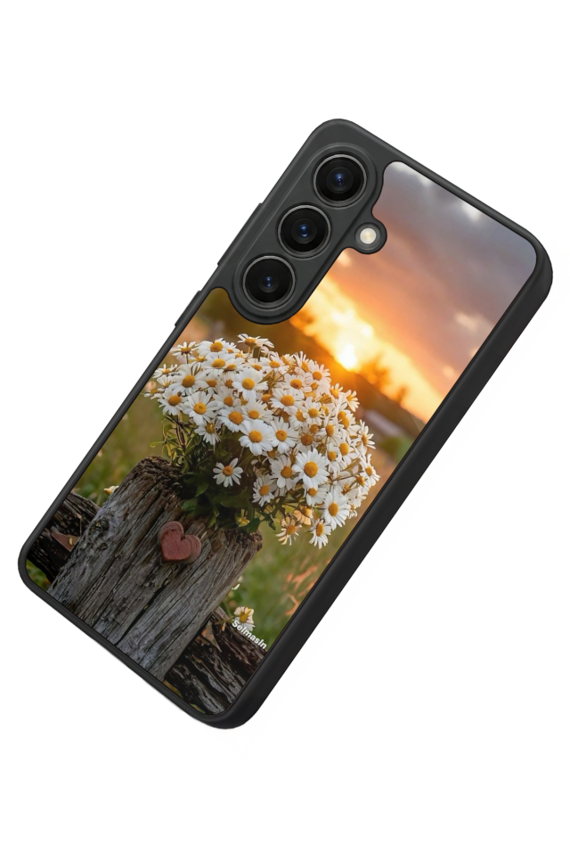 Samsung Galaxy S26 Uyumlu Cicek Tasarımlı Glossy Premium Kılıf