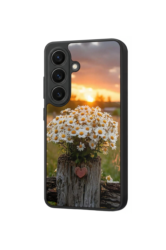 Samsung Galaxy S26 Uyumlu Cicek Tasarımlı Glossy Premium Kılıf