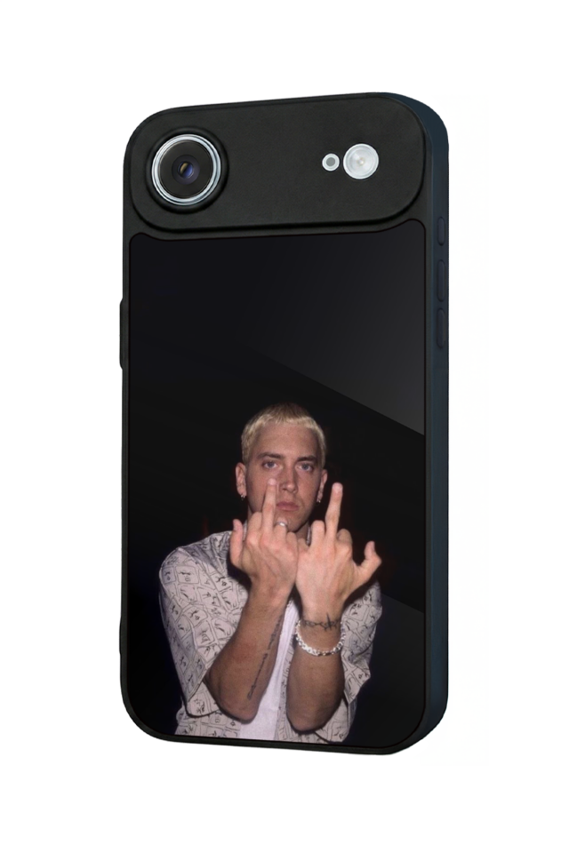 iPhone 17 Air Uyumlu Eminem Tasarımlı Glossy Premium Kılıf