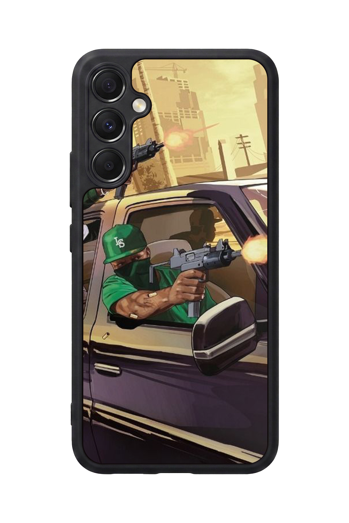 Samsung Galaxy A34 Uyumlu GTA Tasarımlı Glossy Premium Kılıf