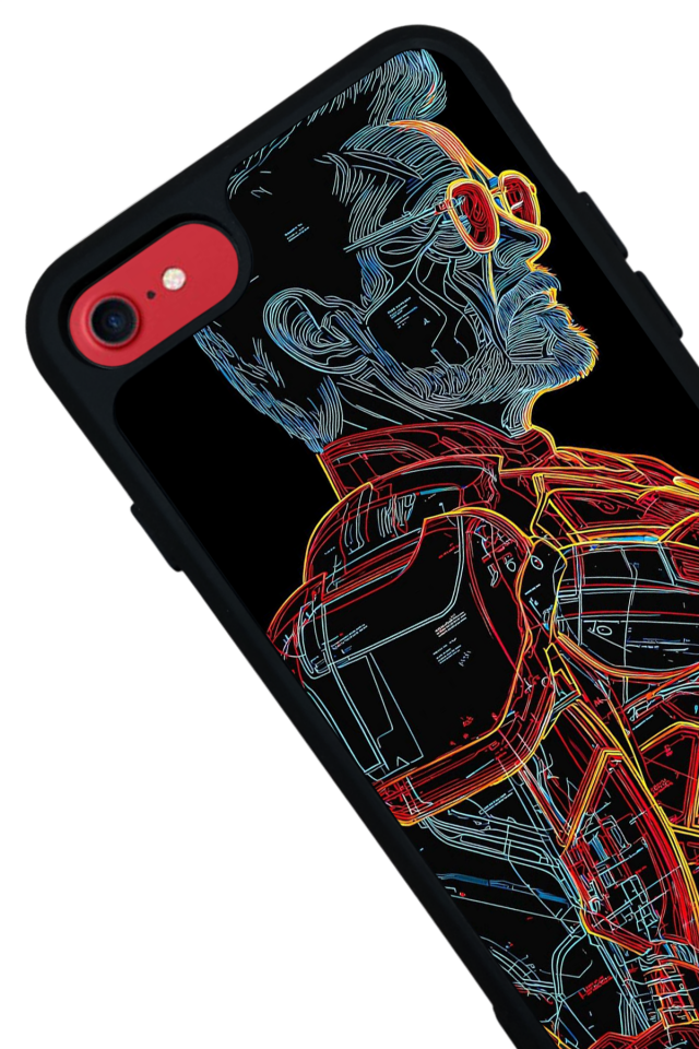 iPhone 7 Uyumlu Iron Man ( Demir Adam ) Tasarımlı Glossy Premium Kılıf