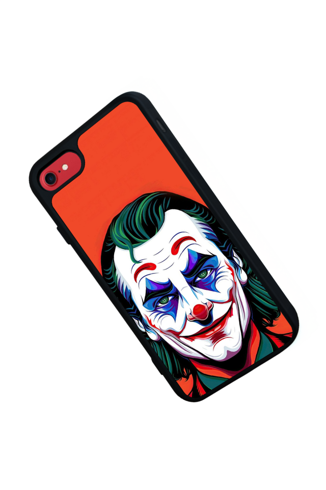iPhone SE Uyumlu Joker Tasarımlı Glossy Premium Kılıf