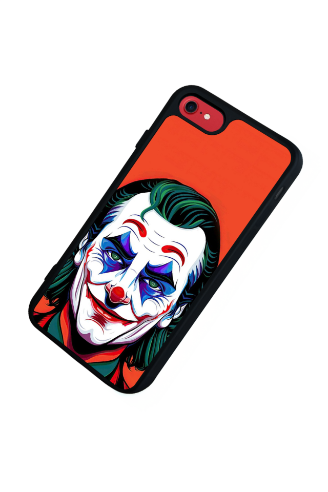 iPhone SE Uyumlu Joker Tasarımlı Glossy Premium Kılıf