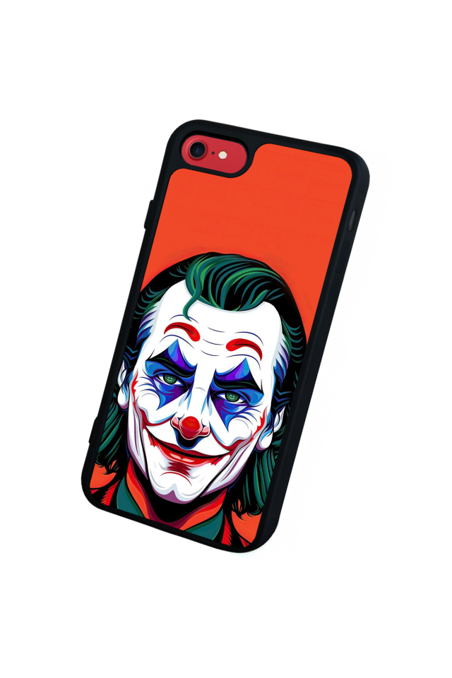 iPhone SE Uyumlu Joker Tasarımlı Glossy Premium Kılıf