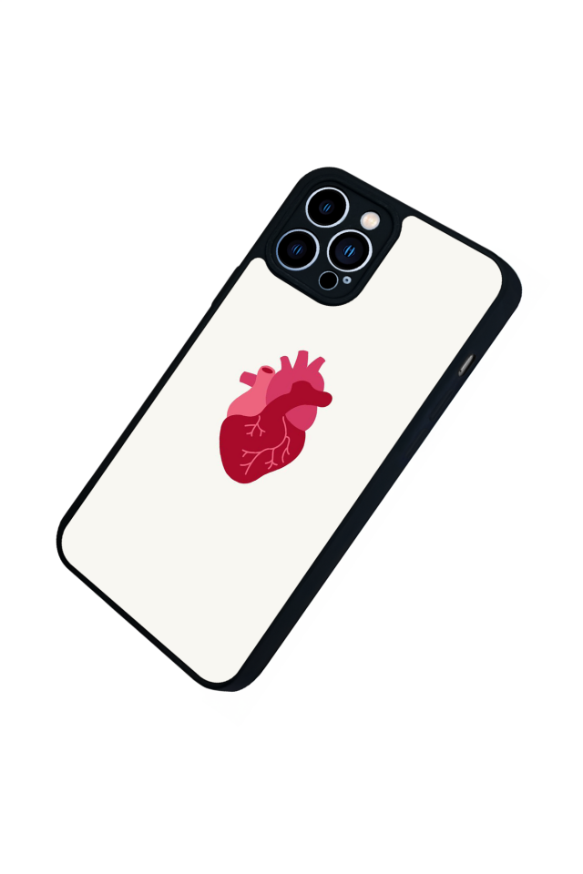 iPhone 12 Pro Max Uyumlu Kalp Love Tasarımlı Glossy Premium Kılıf