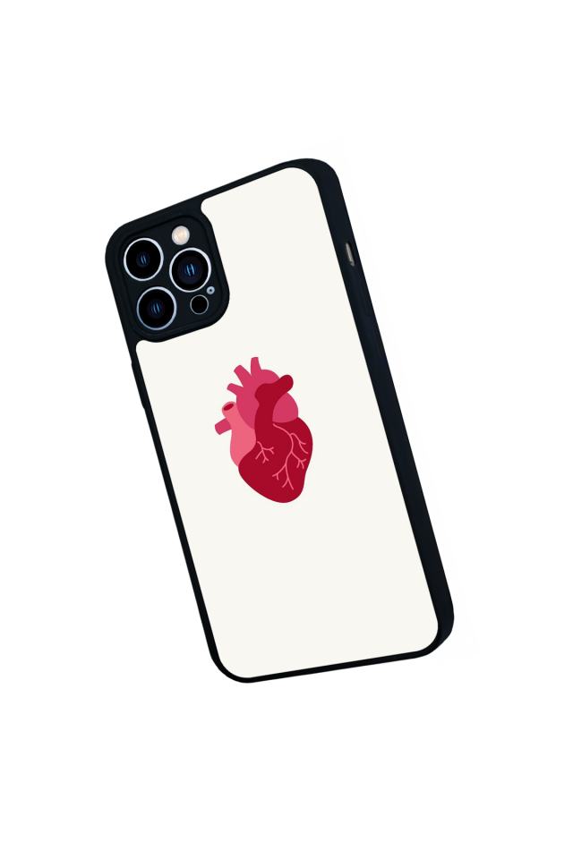 iPhone 12 Pro Max Uyumlu Kalp Love Tasarımlı Glossy Premium Kılıf