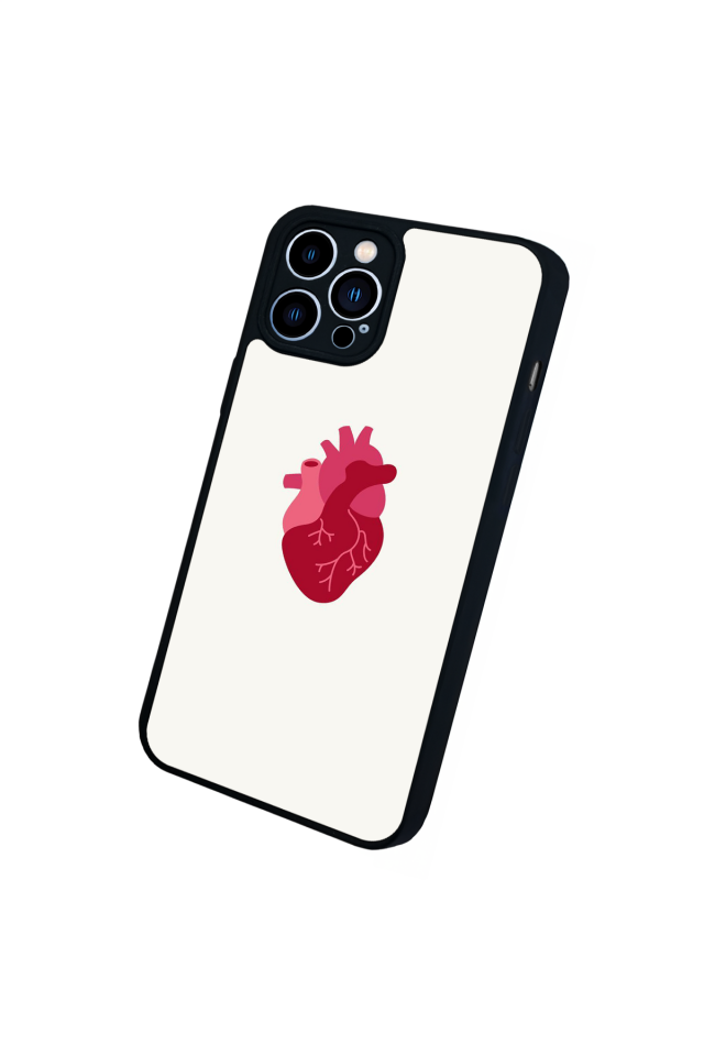 iPhone 12 Pro Max Uyumlu Kalp Love Tasarımlı Glossy Premium Kılıf