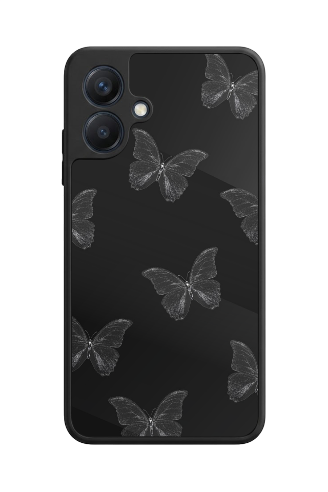 Samsung Galaxy A07 Uyumlu Kelebek Tasarımlı Glossy Premium Kılıf