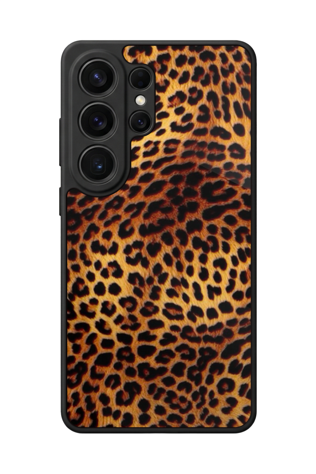 Samsung Galaxy S26 Ultra Uyumlu Leopar Tasarımlı Glossy Premium Kılıf