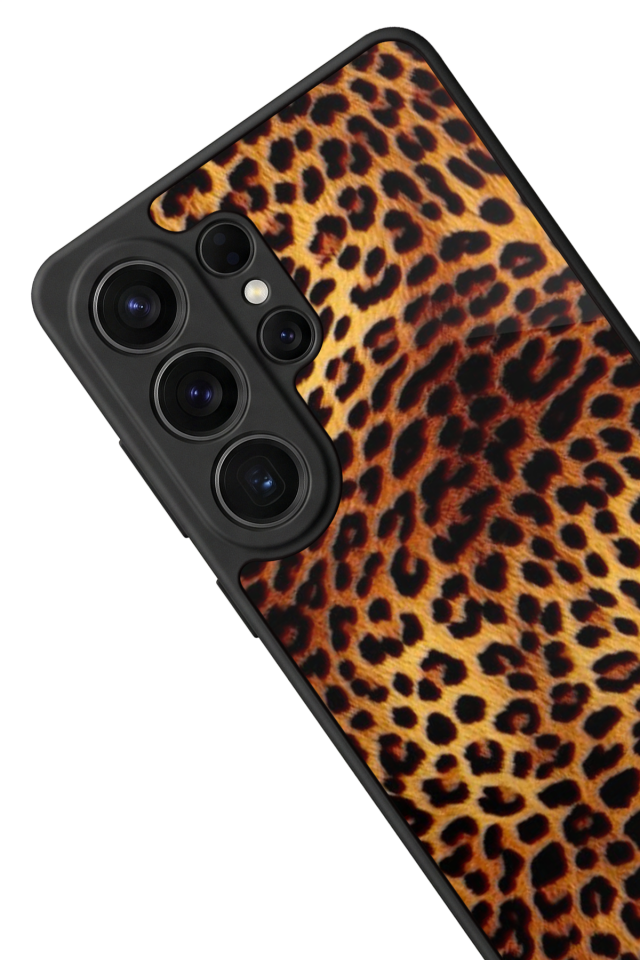 Samsung Galaxy S26 Ultra Uyumlu Leopar Tasarımlı Glossy Premium Kılıf