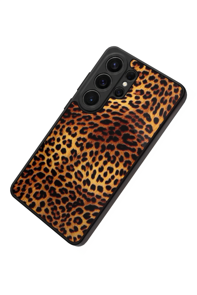 Samsung Galaxy S26 Ultra Uyumlu Leopar Tasarımlı Glossy Premium Kılıf