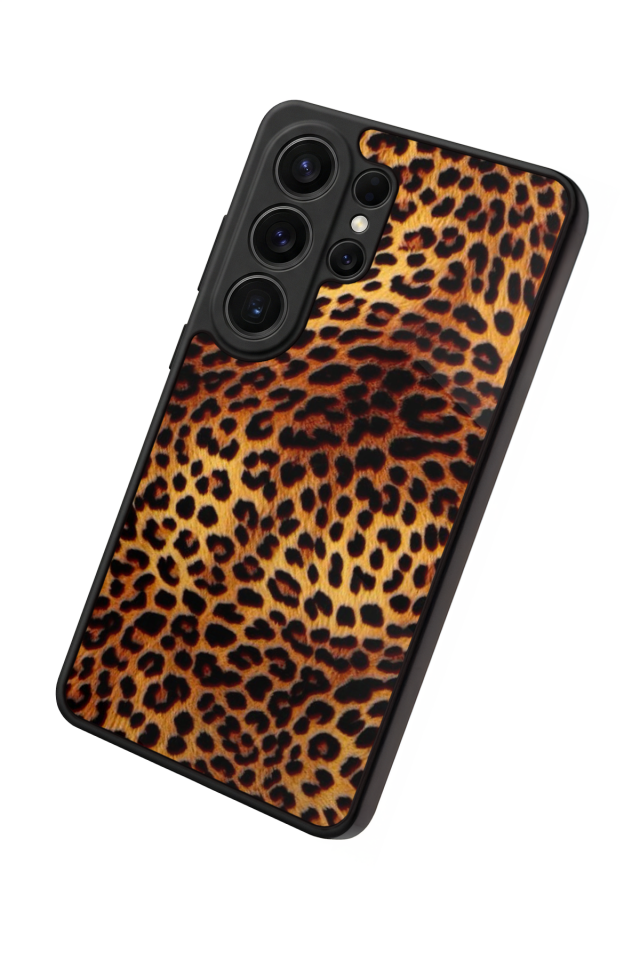 Samsung Galaxy S26 Ultra Uyumlu Leopar Tasarımlı Glossy Premium Kılıf