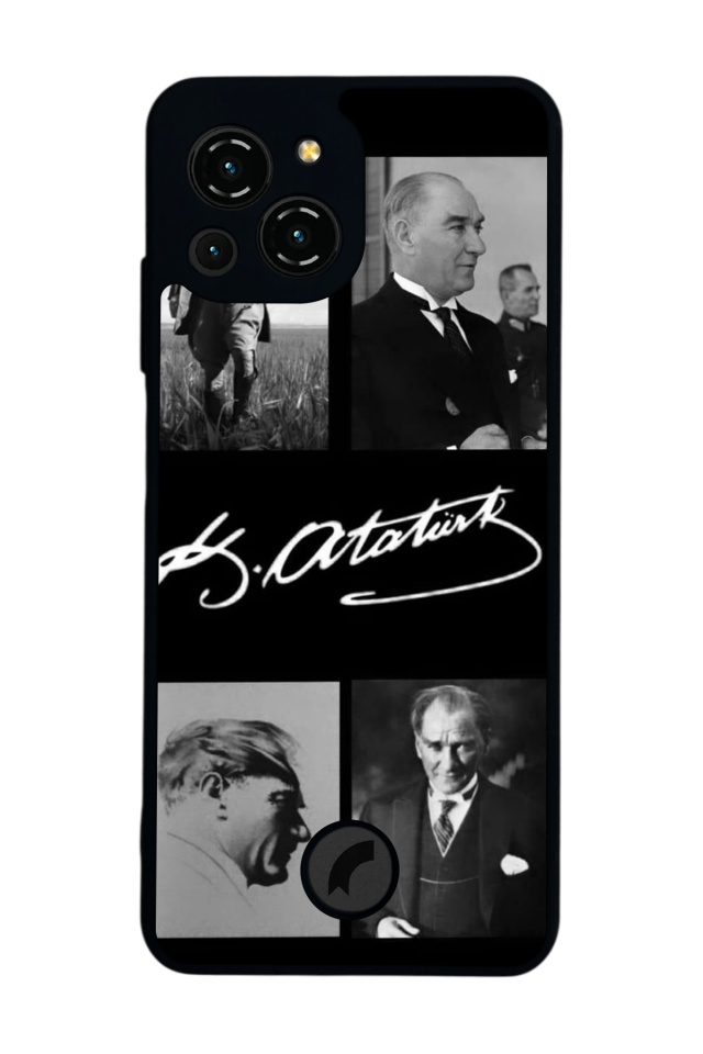 Reeder S23 Pro Max Uyumlu Mustafa Kemal Ataturk Tasarımlı Glossy Premium Kılıf