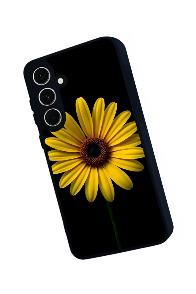 Samsung Galaxy A16 Uyumlu Papatya Tasarımlı Glossy Premium Kılıf
